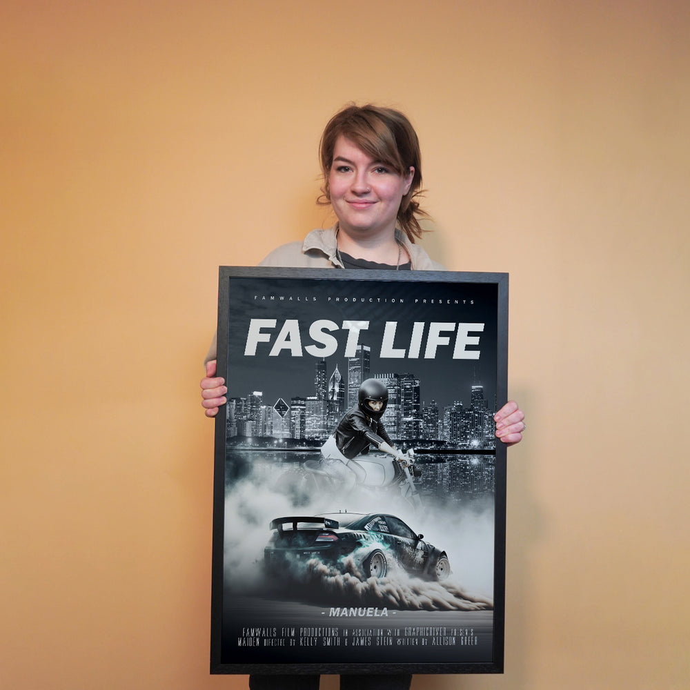 Filmposter "Fast Life" famwalls