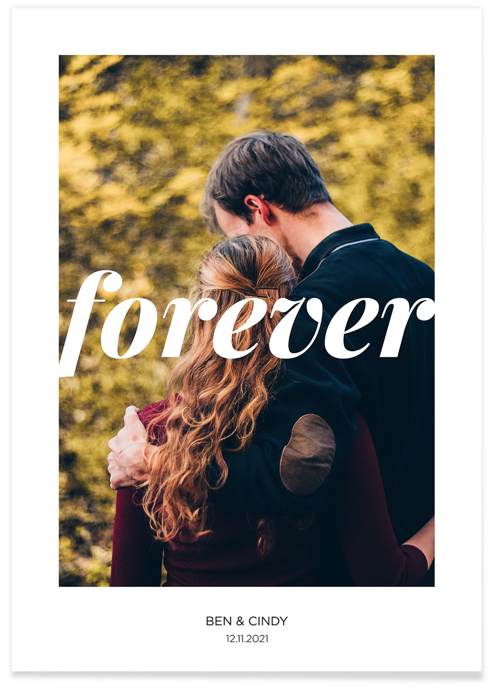 Fotoposter "Forever" famwalls