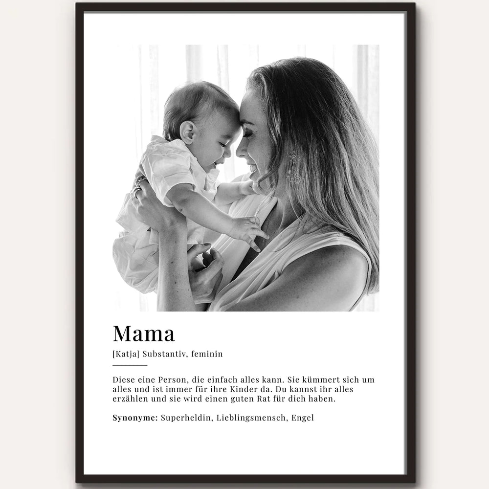 Fotoposter "Mama Definition" famwalls