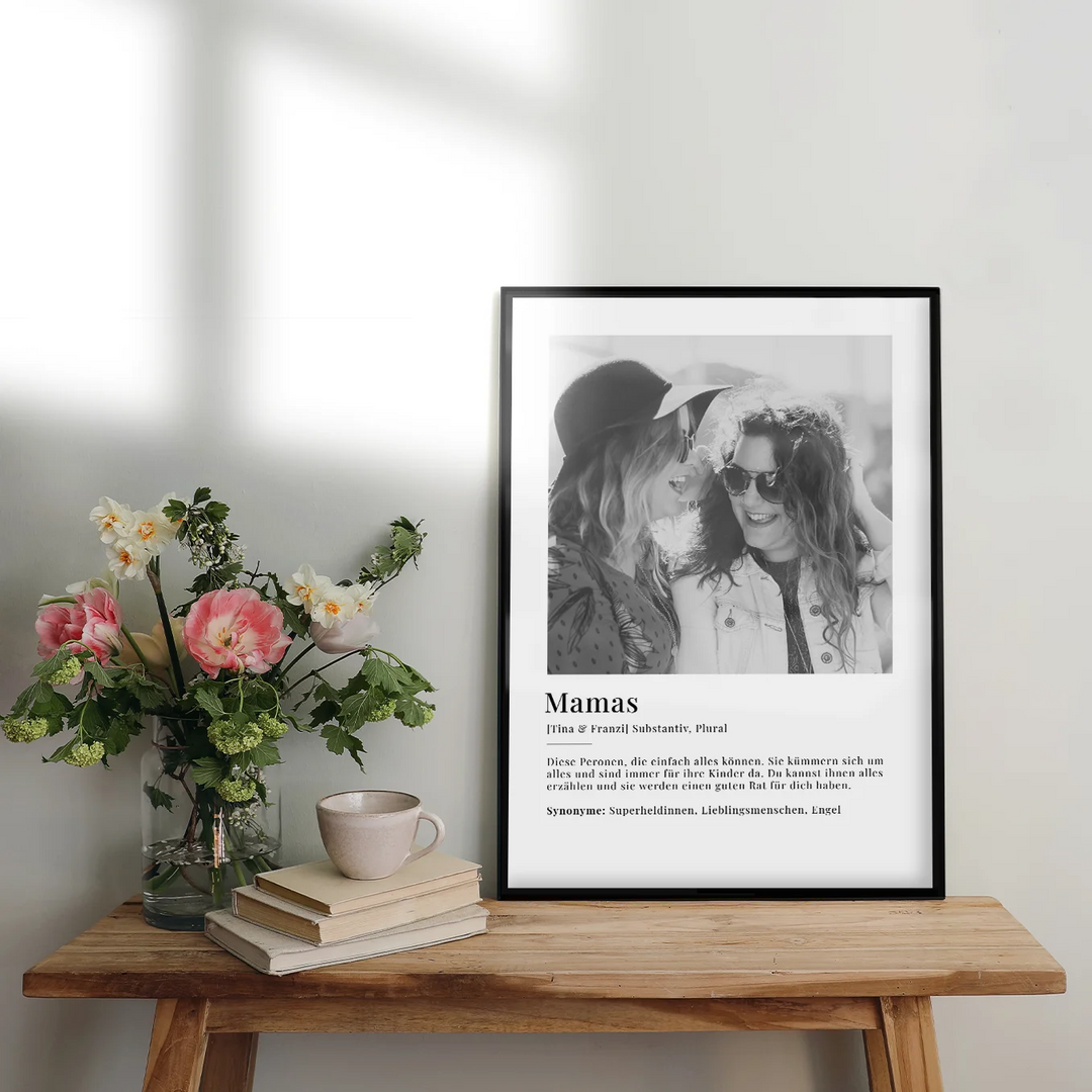 Fotoposter "Mamas Definition" famwalls