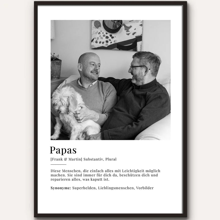 Photo poster "Dad's Definition"