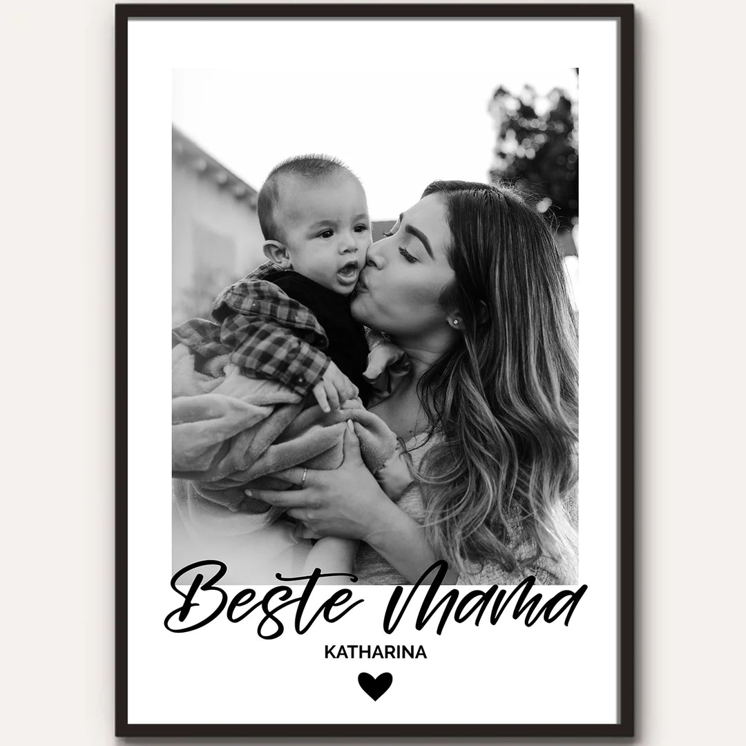 Fotoposter "Beste Mama"