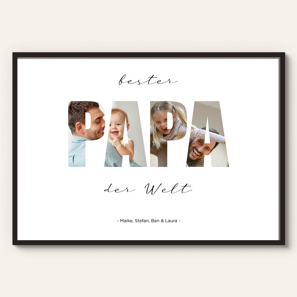 Fotoposter "Papa Wort"