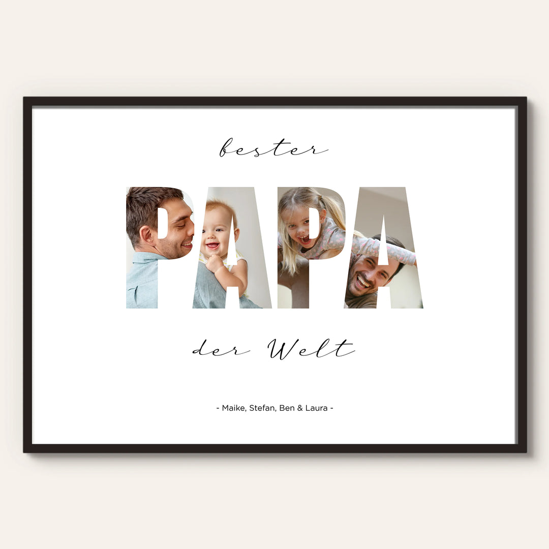 Fotoposter "Papa Wort"
