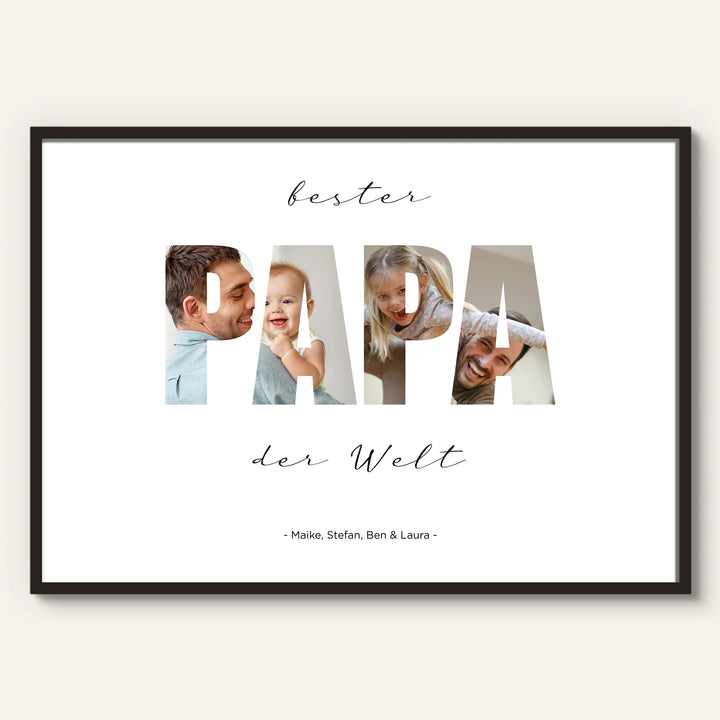 Fotoposter "Papa Wort"