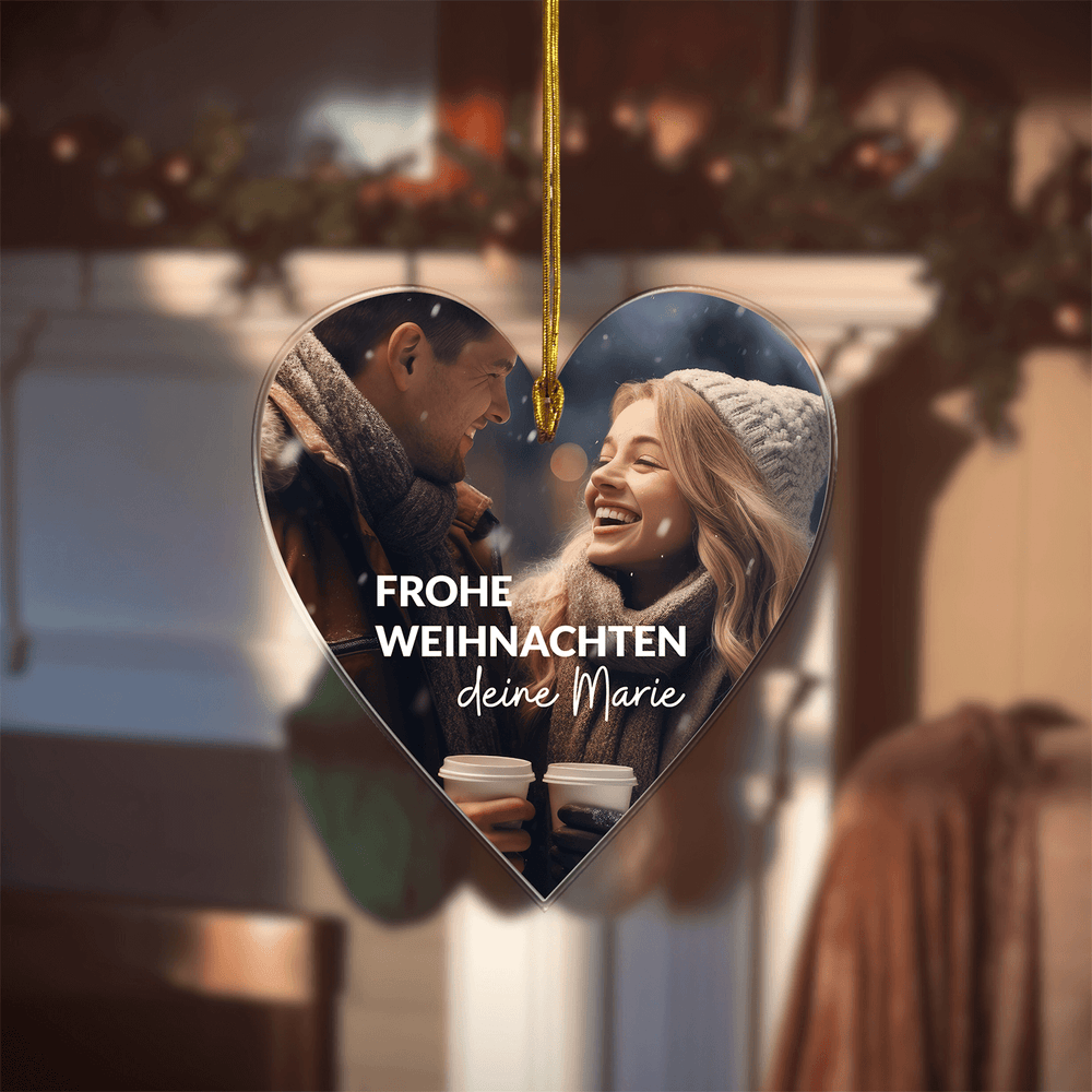 ''Herz'' Weihnachtsanhänger famwalls