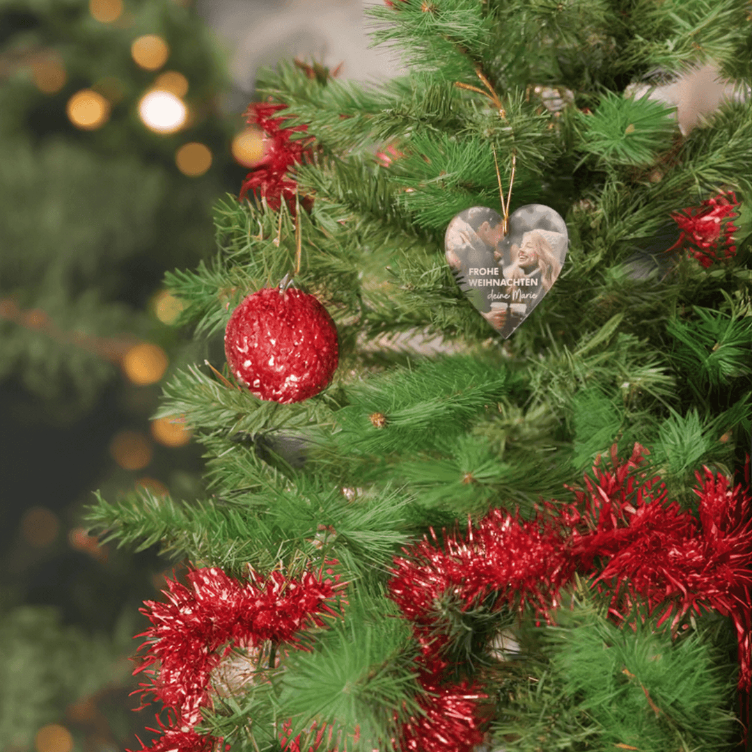 ''Herz'' Weihnachtsanhänger famwalls