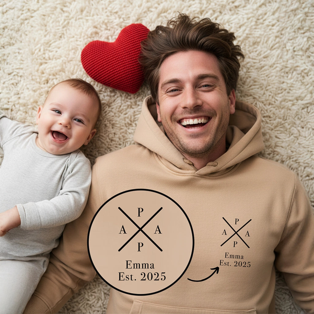 Personalisierter Hoodie "PAPA"