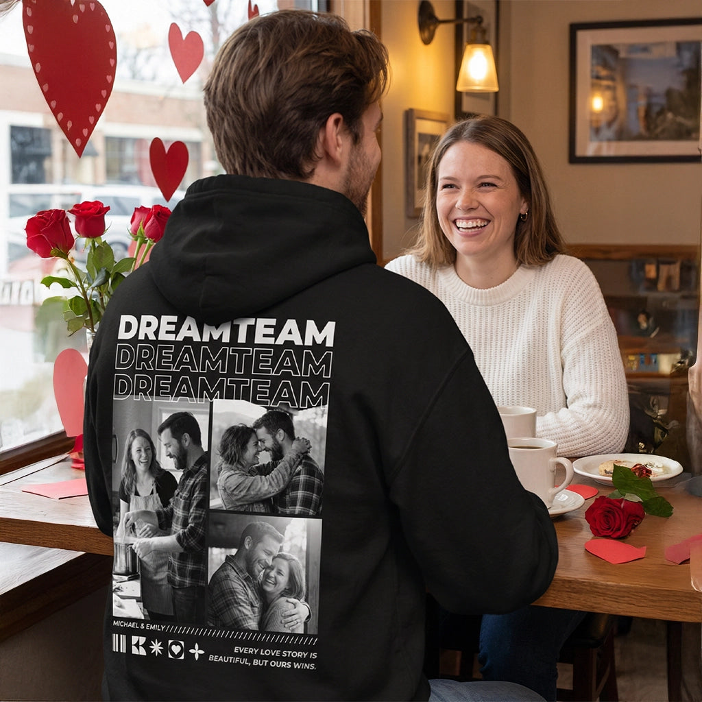 Personalisierter Hoodie "Perfect Match"