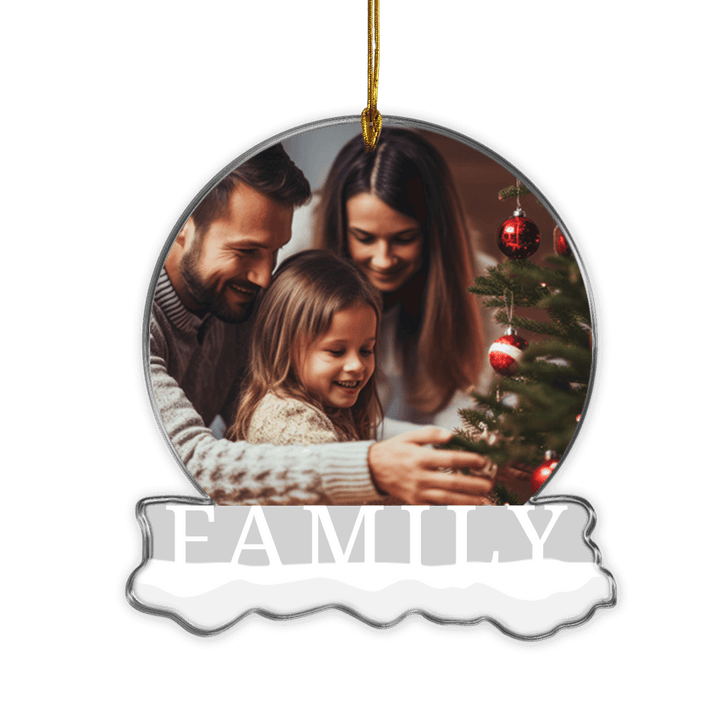 ''Family Foto'' Weihnachtsanhänger