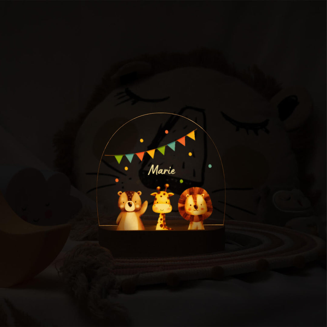 Personalized night light for children "Confetti"