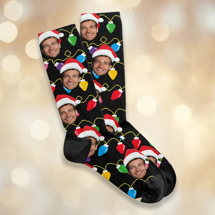 Personalisierte Socken "Weihnachten" mit Foto famwalls