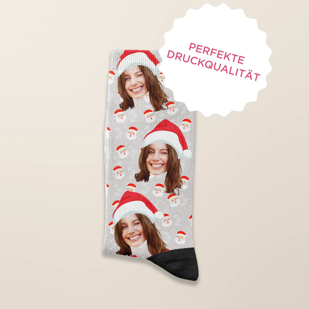 Personalisierte Socken "Weihnachten" mit Foto famwalls