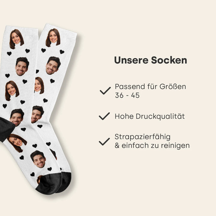 Personalisierte Socken mit Foto - famwalls