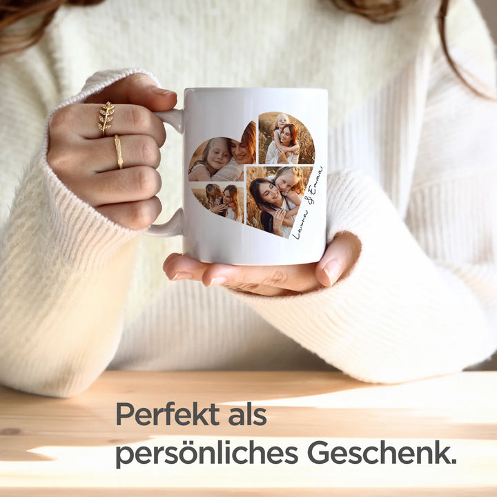 Personalisierte Tasse "Mama Herz" famwalls