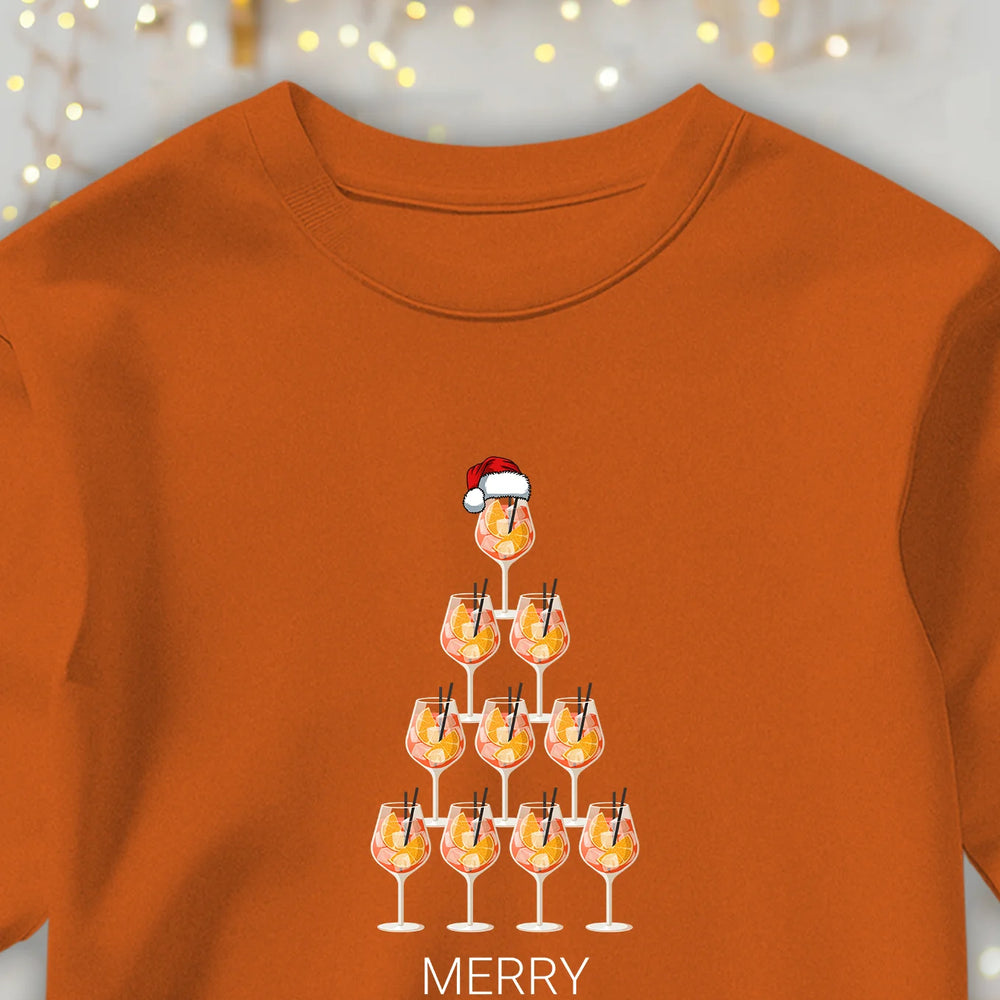 Personalisierter Christmas Sweater "Merry Spritzmas" famwalls