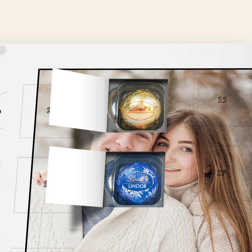 Personalisierter Lindt Adventskalender "Partner" famwalls