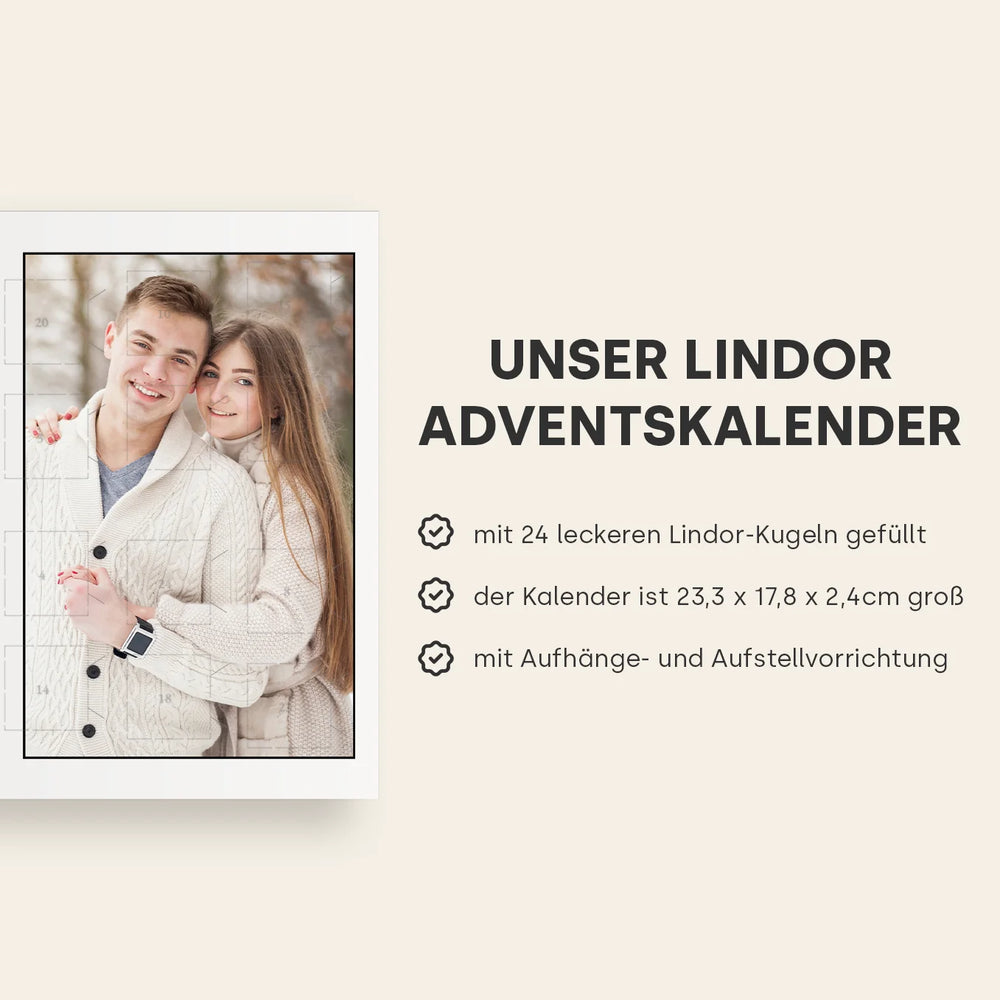 Personalisierter Lindt Adventskalender "Partner" famwalls