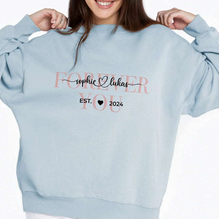 Personalisierter Sweater "Forever you"