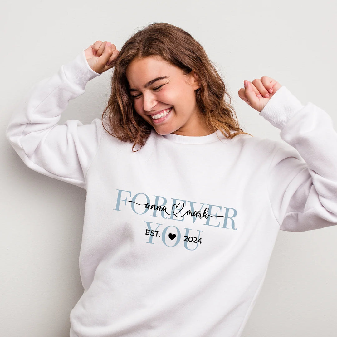 Personalisierter Sweater "Forever you"