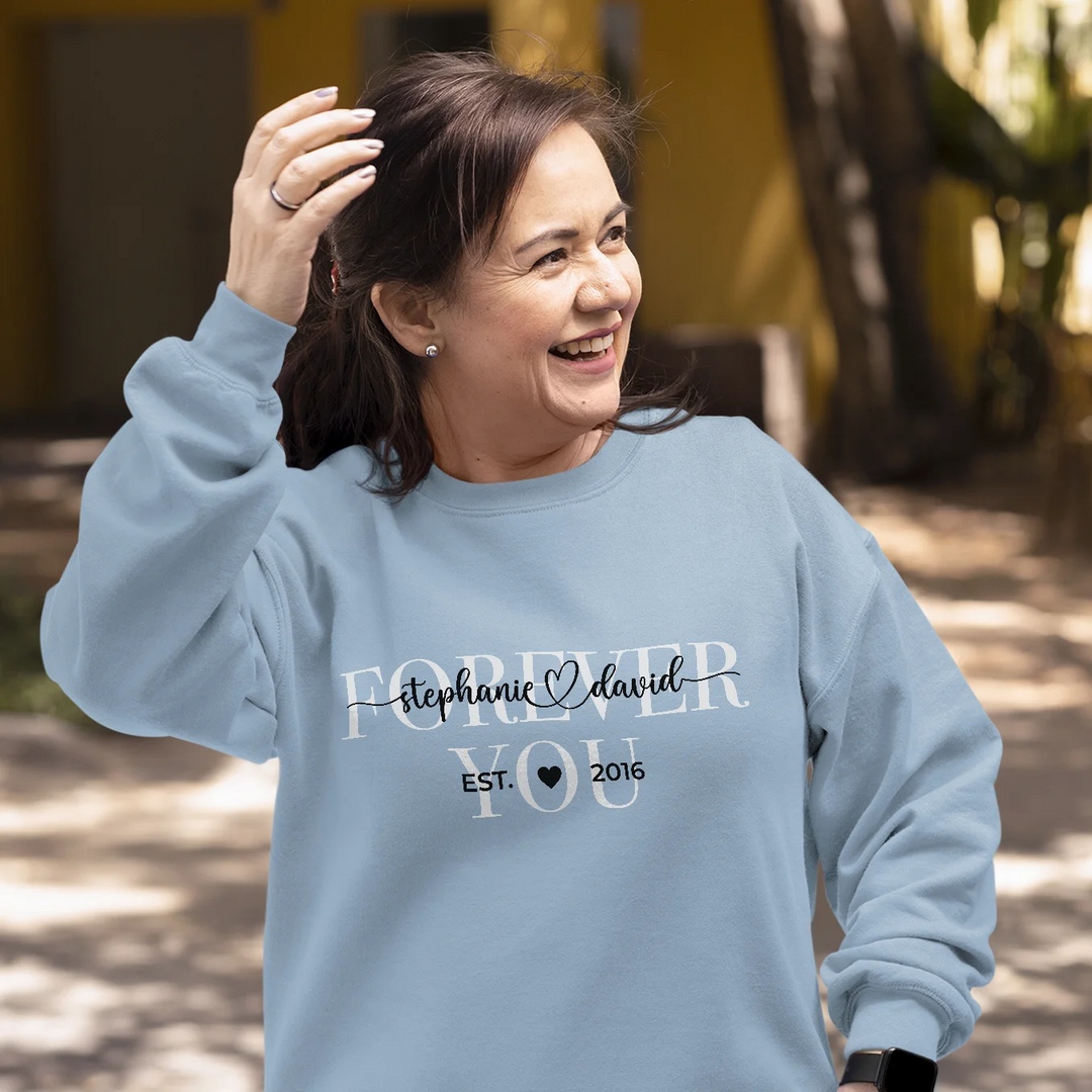 Personalisierter Sweater "Forever you"