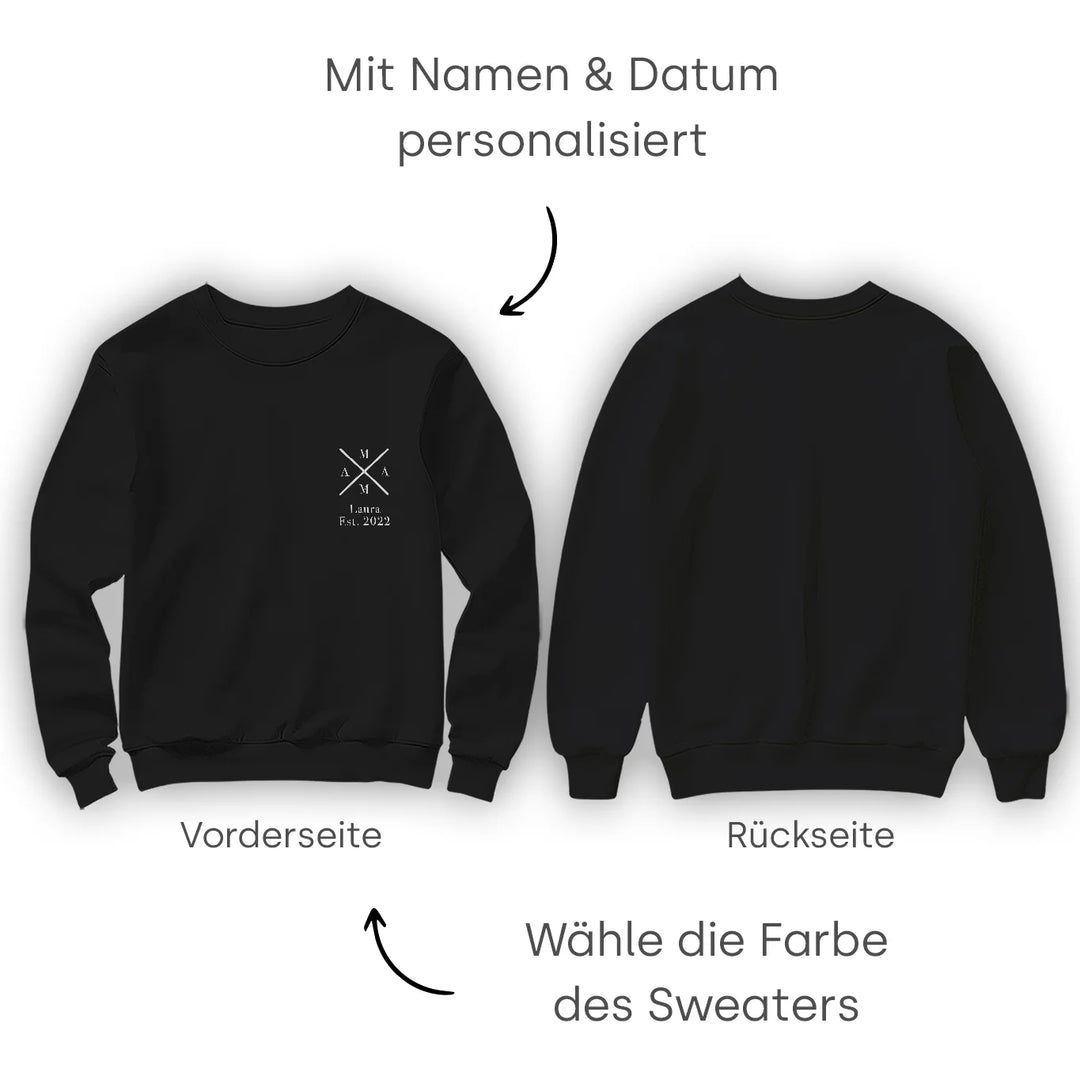 Personalisierter Sweater "MAMA" - famwalls