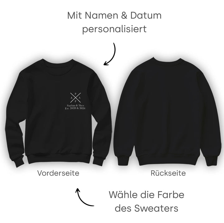 Personalisierter Sweater "PAPA"