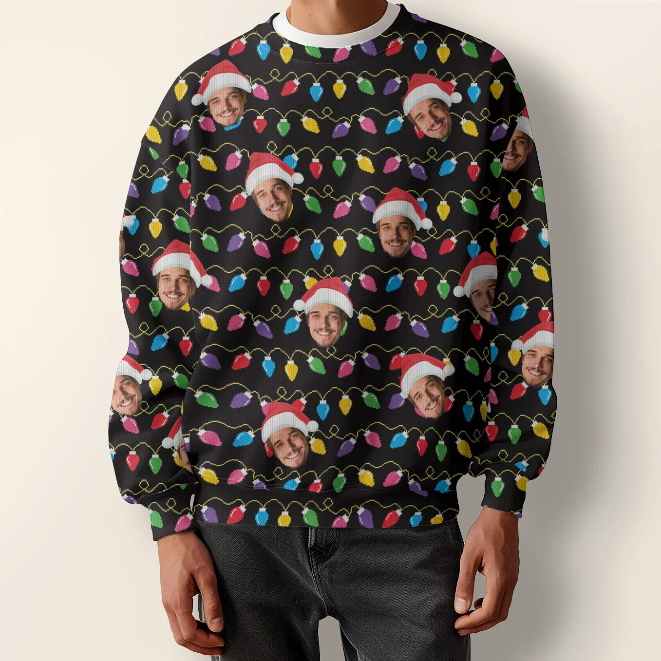 Christmas Pullover Weihnachtspullover Personen ▷ Personalisierter