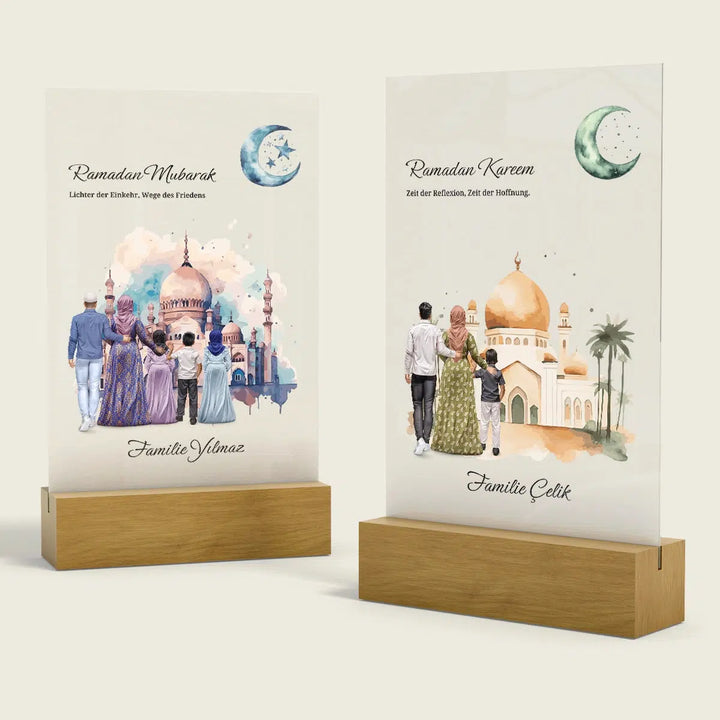 Personalisiertes Acryl-Glas ''Ramadan'' famwalls