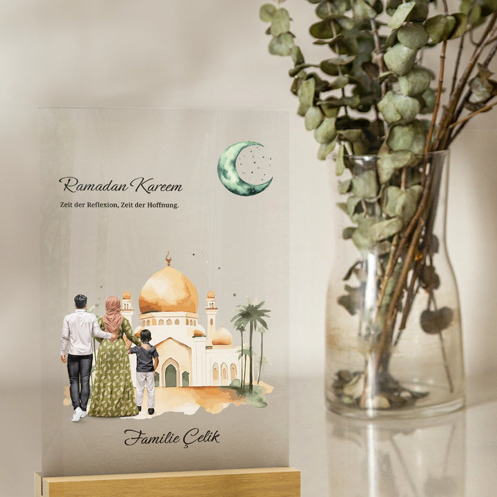 Personalisiertes Acryl-Glas ''Ramadan'' famwalls