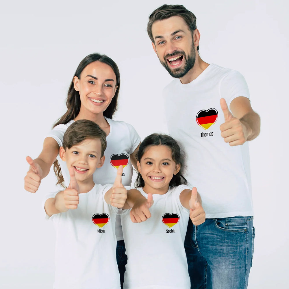 Personalisiertes Fußball-Shirt "Europameisterschaft" famwalls