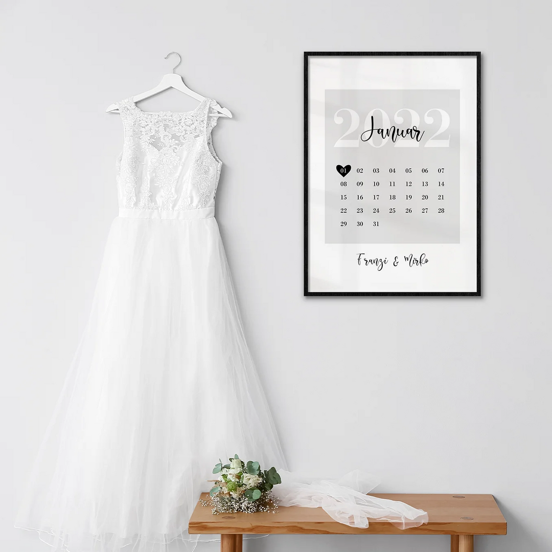 Personalisiertes Hochzeitsposter "Our Special Date" famwalls