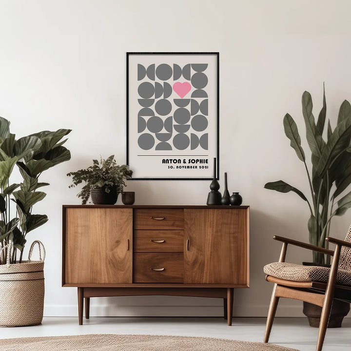 Personalisiertes Poster "Modern Love"