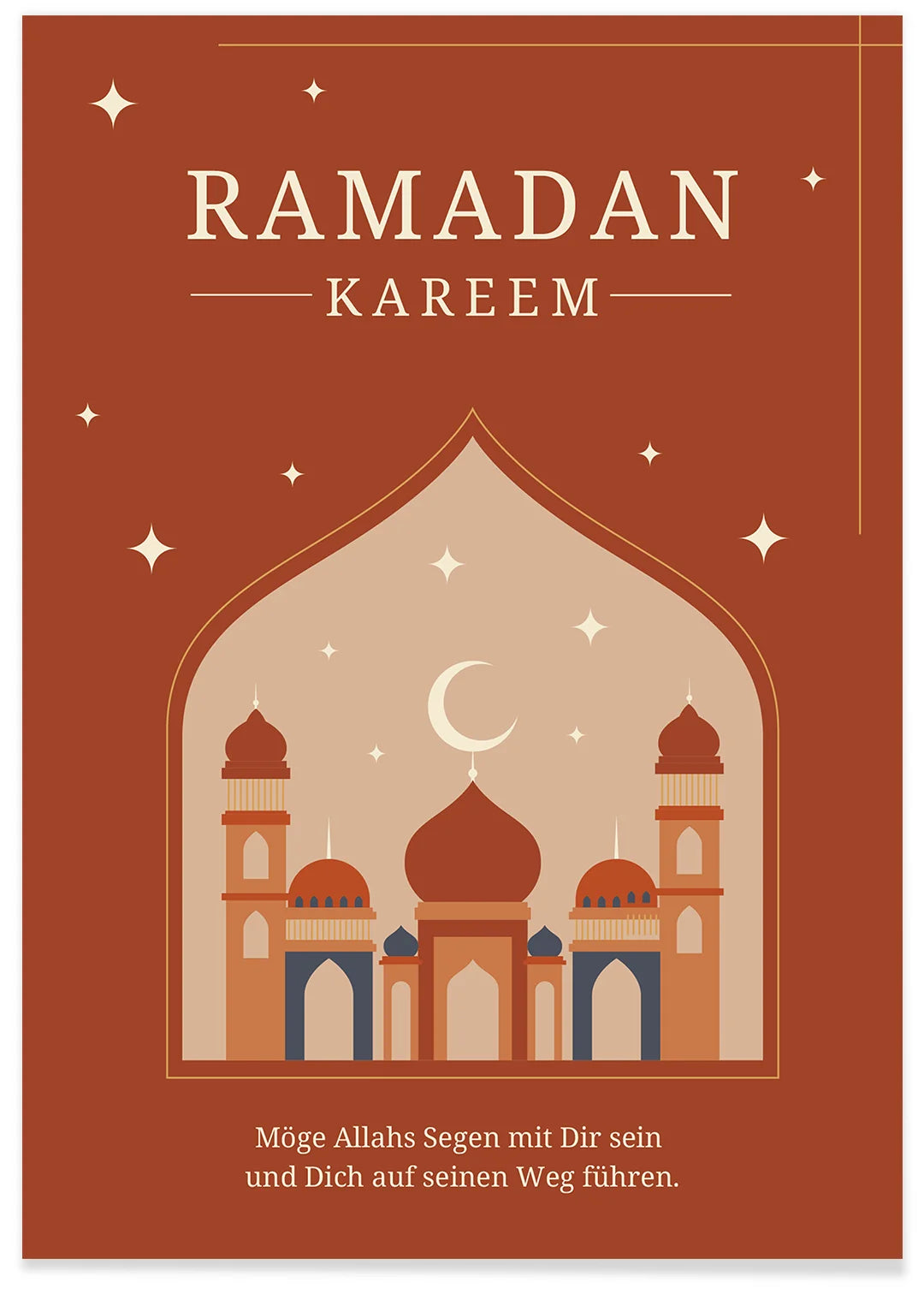 Personalisiertes Poster ''Ramadan'' famwalls