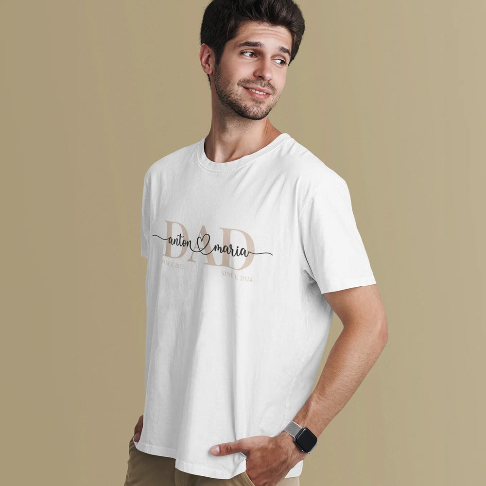 Personalisiertes T-Shirt "Dad" famwalls