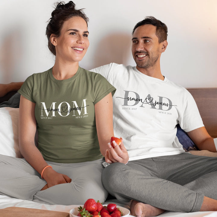 Personalisiertes T-Shirt "Dad" famwalls