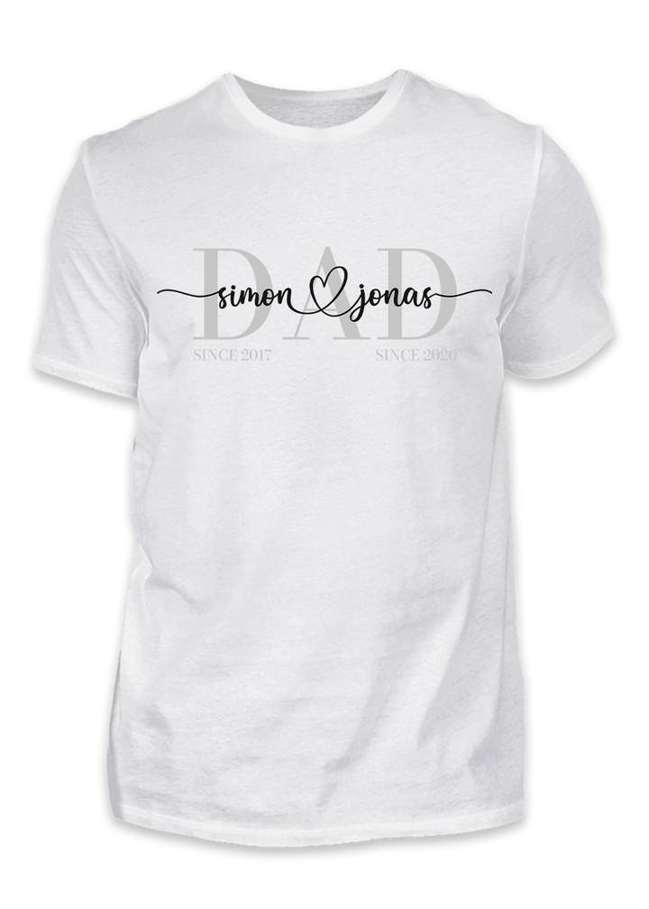 Personalisiertes T-Shirt "Dad" famwalls