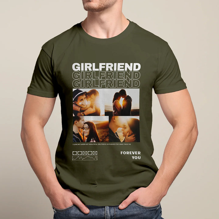 Personalisiertes T-Shirt "Girlfriend"