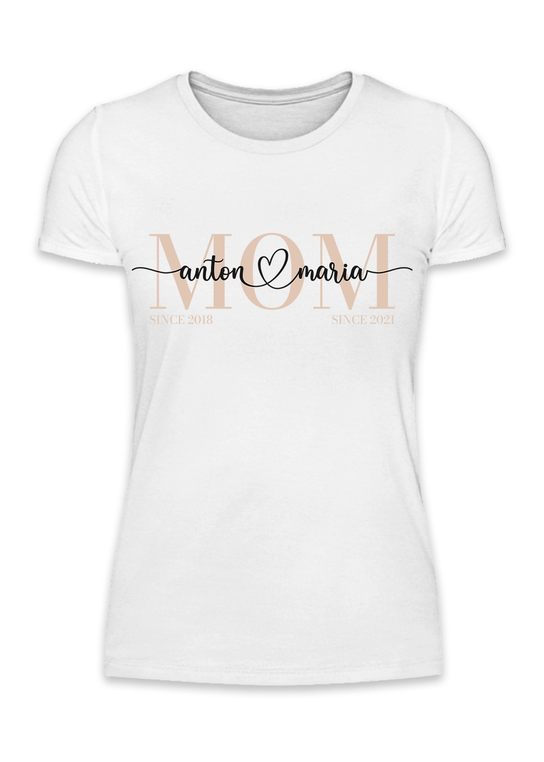 Personalisiertes T-Shirt "Mom" famwalls