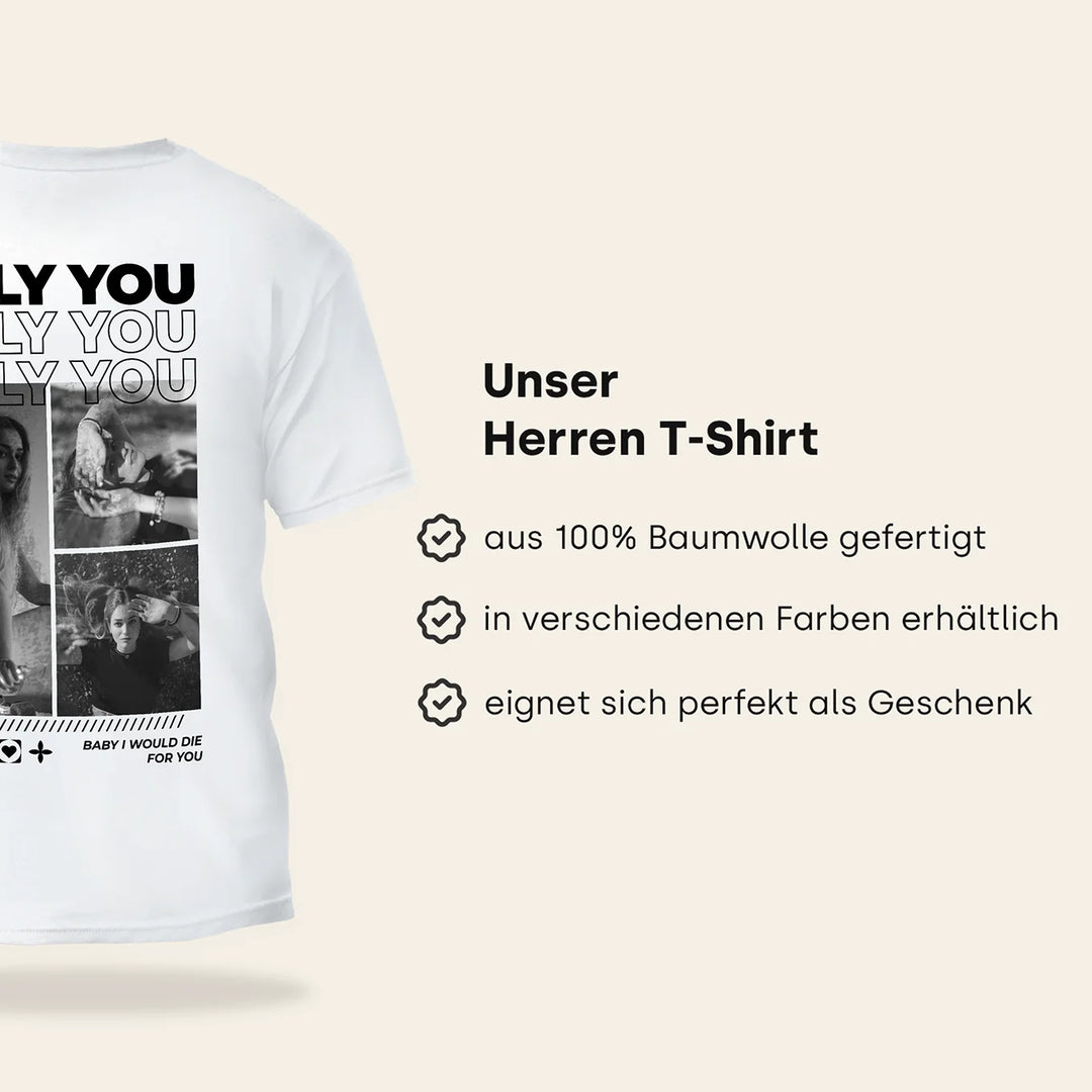 Personalisiertes T-Shirt "Only You" - famwalls