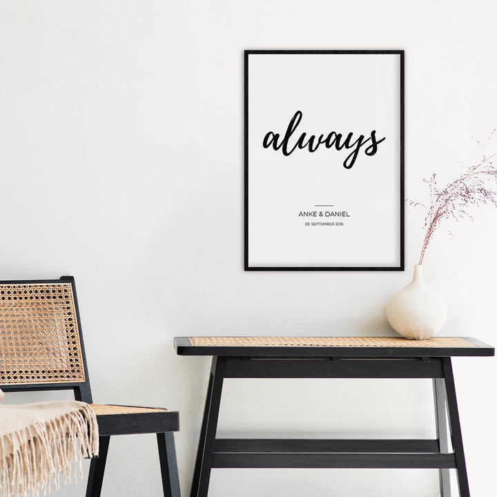 Poster "Always" famwalls