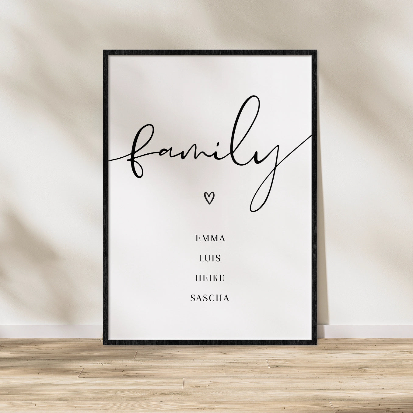 "Family" - Personalized Family Poster | famwalls