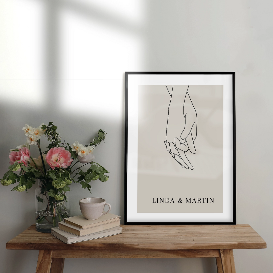 Poster "Holding Hands" famwalls