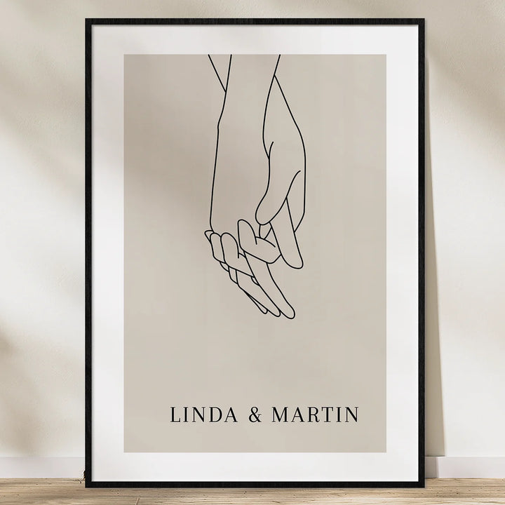 Poster "Holding Hands" - famwalls