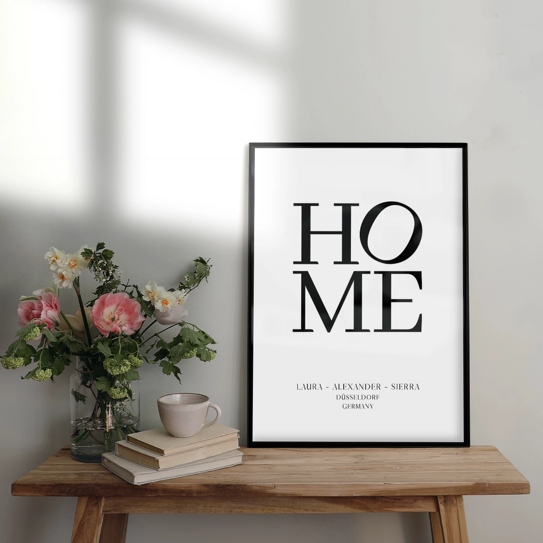 Poster "Home O" famwalls