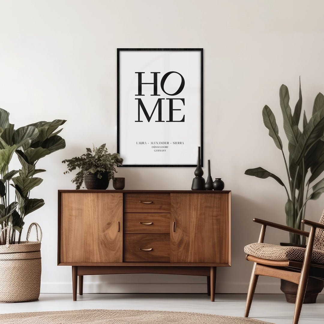 Poster "Home O" famwalls