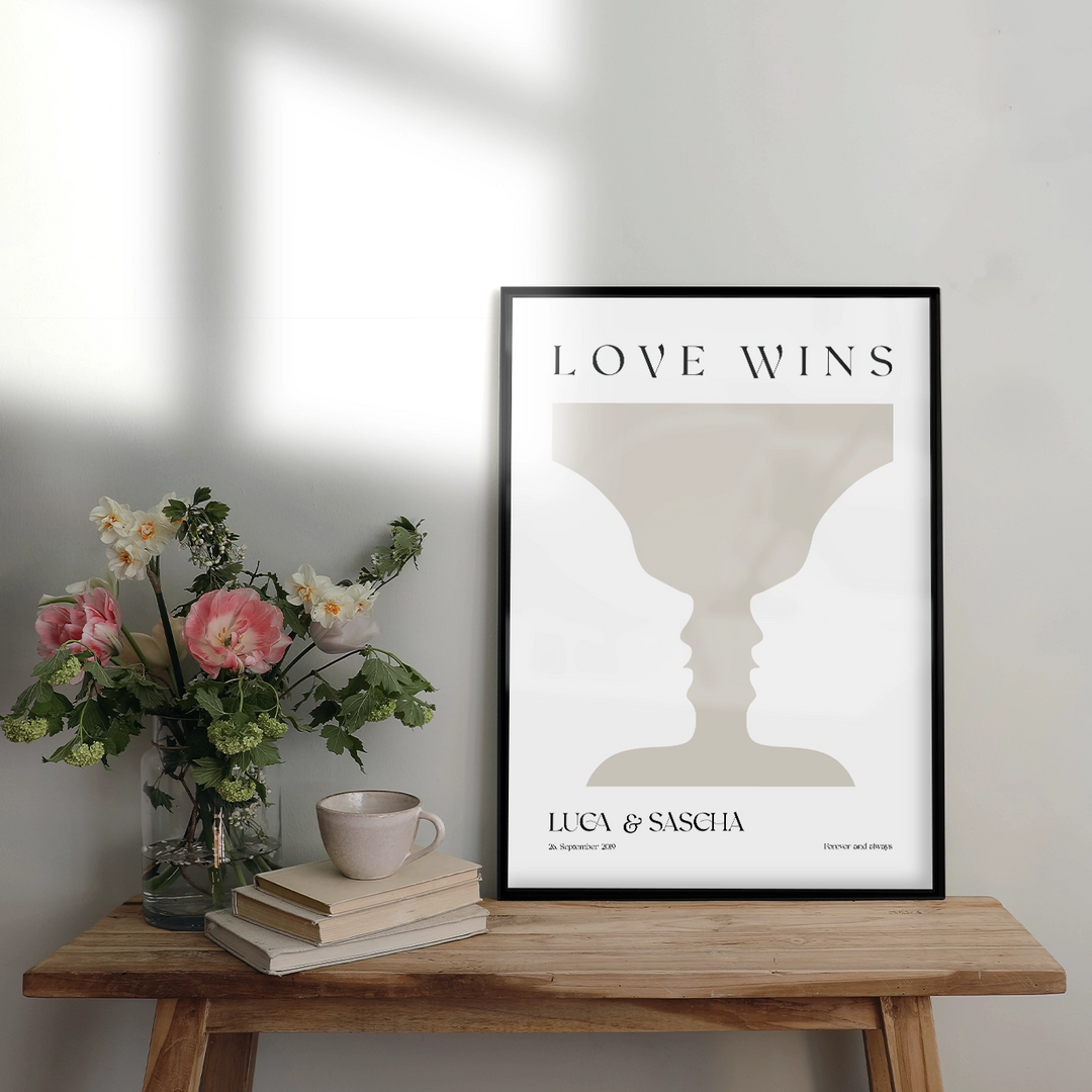 Poster "Love wins" famwalls