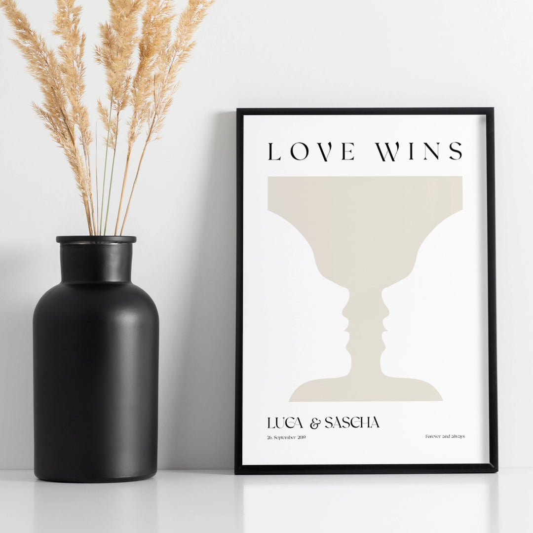 Poster "Love wins" famwalls