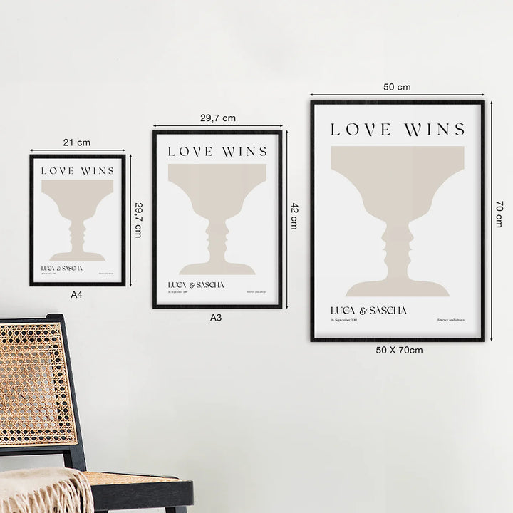 Poster "Love wins" - famwalls