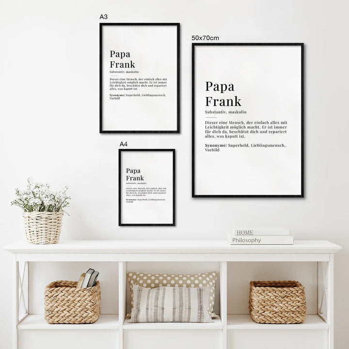 Poster "Papa Definition" famwalls